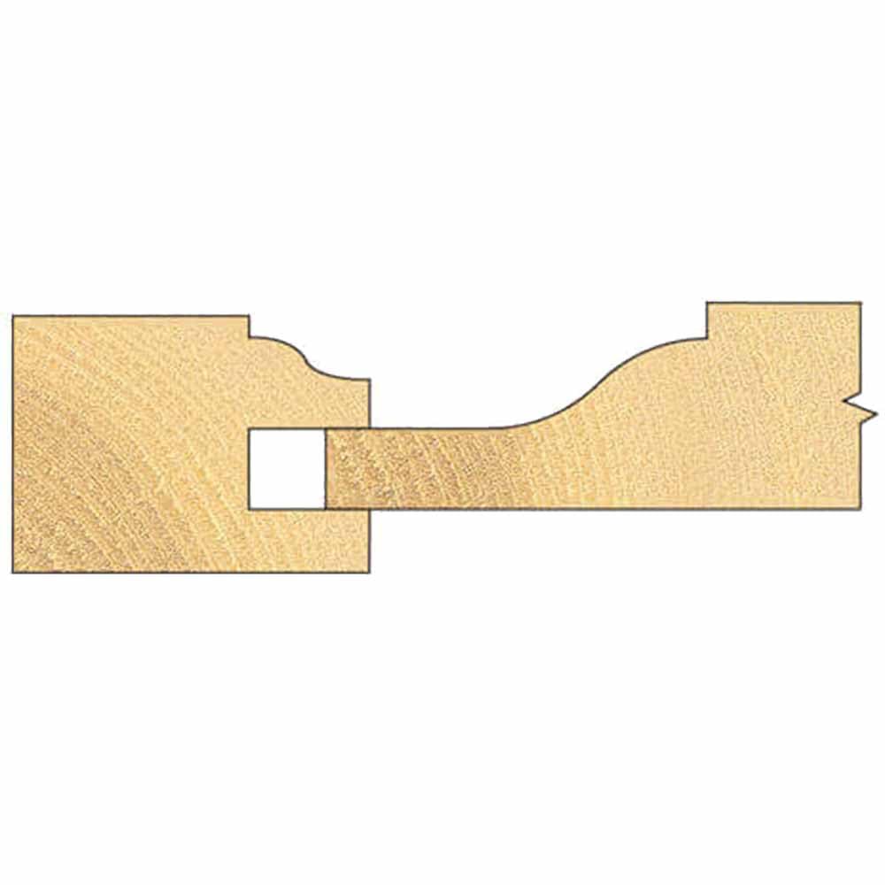 Trend CraftPro zestaw frezów Ogee do drzwi panelowych, trzpień 12 mm | Zawiera frezy Ogee do drzwi panelowych, trzpień 12 mm, z ostrzami z węglika, CR/PDS1X12MMTC