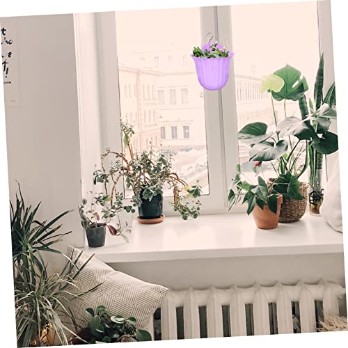 Pot de fleurs suspendu plastique ifundom mural résistant aux UV - 7