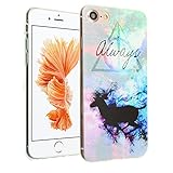 iPhone 7 Case, IMAGITOUCH Harry Potter Deer Deathly Hallows Always Clear Case Soft Touch Slim Fit Flexible TPU Case Bumper Cover for Apple iPhone 7 (4.7