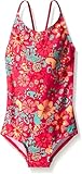 Kanu Surf Little Girls Karlie Flower One Piece Swimsuit, Karlie Floral Pink, 6X