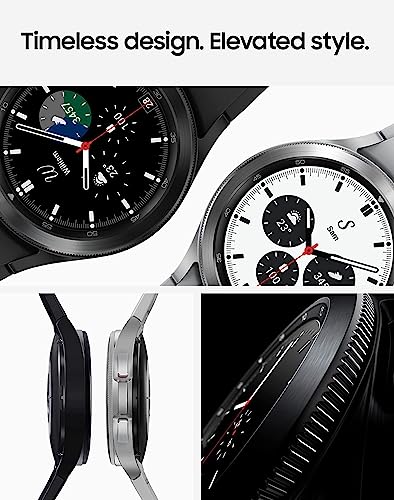 Image of SAMSUNG Galaxy Watch 4 46 mm Smartwatch w /Bonus Band (White), ECG Monitor Tracker for Health, Fitness, Running, Sleep Cycles, GPS Fall Detection & Bluetooth, US Version, Black