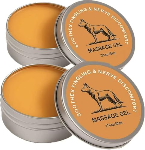 BIKCITV Nerve Relief Balm for Neuropathy Cooling Soothing Massage Cream for Muscle-2PCS