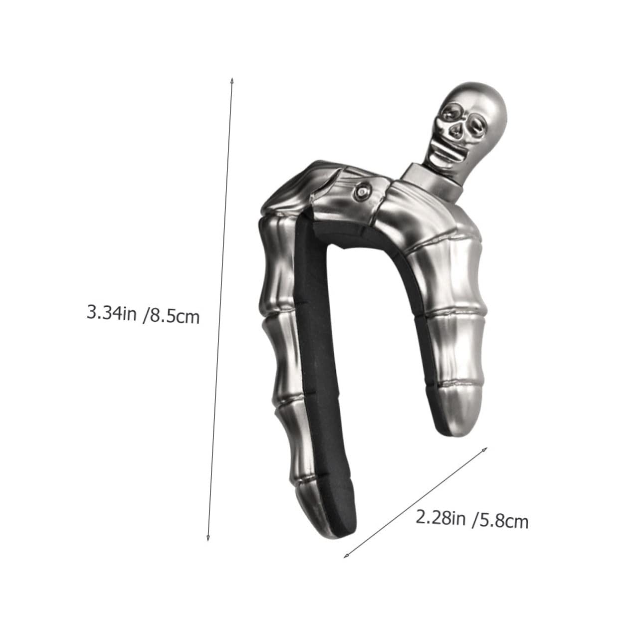 ibasenice 2St Gitarre Kapodaster Ukulele Clip-On-Tuner Bassgitarren Bassknopf gitarren capo gitarren-kapodaster -Design Kapodaster praktischer Sandhi-Clip Zinklegierung