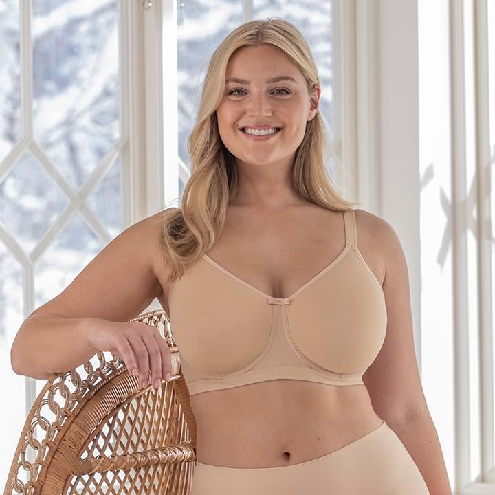 Miss Mary of Sweden Confident Underwired Bra – Full Coverage Seamless Bra with Padded Straps and Breathable Fabric - Image 4