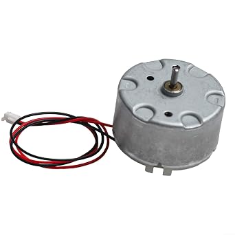 RF-500TB-18280 DC Motor 3V-6V 5650RPM 32mm Metal General Purpose Motor with Welding Tabs for DIY Solar Experiments CD DVD VCR Players and Induction Soap Dispenser Swing Applications Silver Finish
