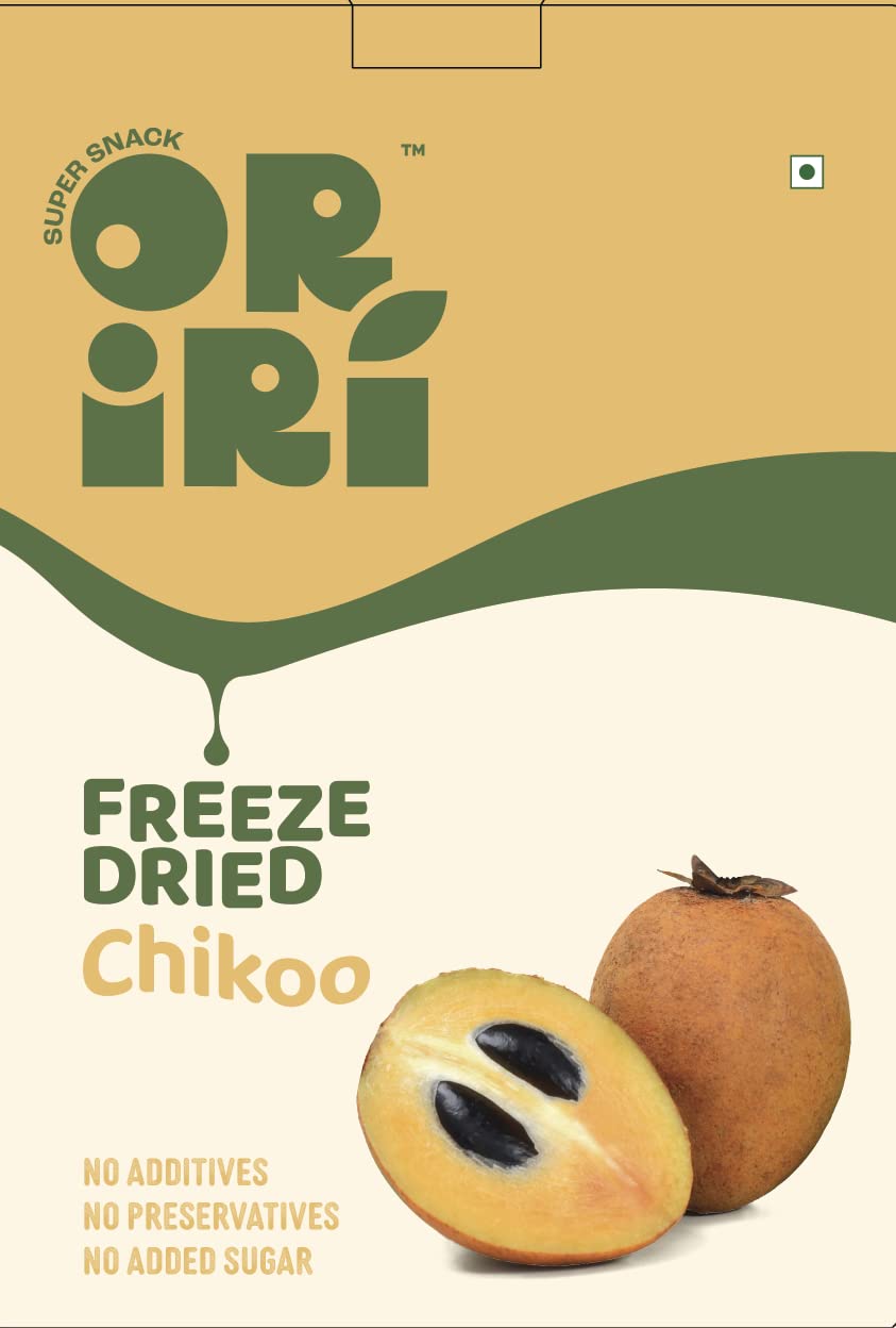 Oriri Freeze Dried Chikoo By |100% Natural And Healthy|Sugar Free Snack|Vegan|30 Grams (B0BK165QRT) Amazon Price History, Amazon Price Tracker