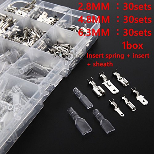 Buy Buyme 90Sets/270Pcs + Box Mix 2.8Mm 4.8Mm 6.3Mm Choose from 3 Kinds