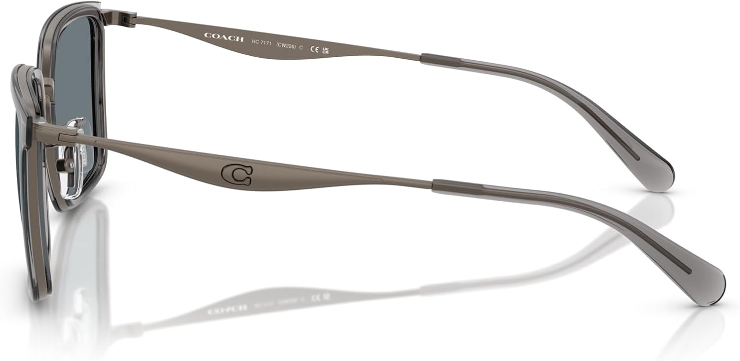 COACH womens Hc 7171 Square Sunglasses