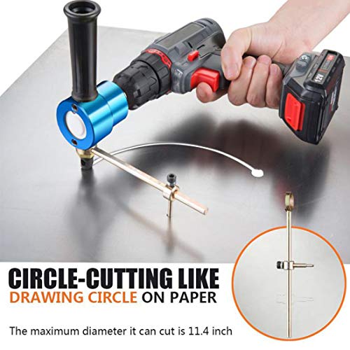 image for Lnchett REXBETI Double Head Sheet Nibbler Metal Cutter, Quality Nibble