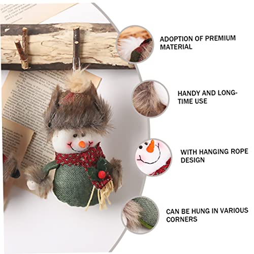 Levemolo 1 Peça Cabides De Boneca De Pano De Saco De Natal Para Decorar Mesa De Pelúcia Gnomo De Nat