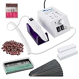 Einfache Bedienung: Der Nagelfräser kann kinderleicht bedient werden. Einfach einen Fräskopf auswählen, aufsetzen und die Nägel pflegen. Die Fräsköpfe können einfach durch Herausziehen ausgewechselt werden. Die Schnellspannvorrichtung ermöglicht einen schnellen und einfachen Werkzeugwechsel. Außerdem trägt das leichte Gewicht zu einer angenehmenen Bedienung in der Hand bei. Enorme Zeitersparnis gegenüber der Handarbeit.