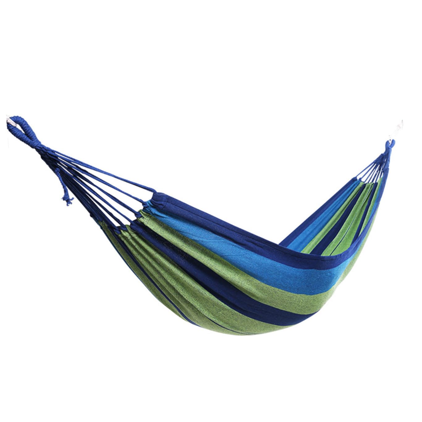 Hamac de camping double toile léger extérieur intérieur couchage suspendu