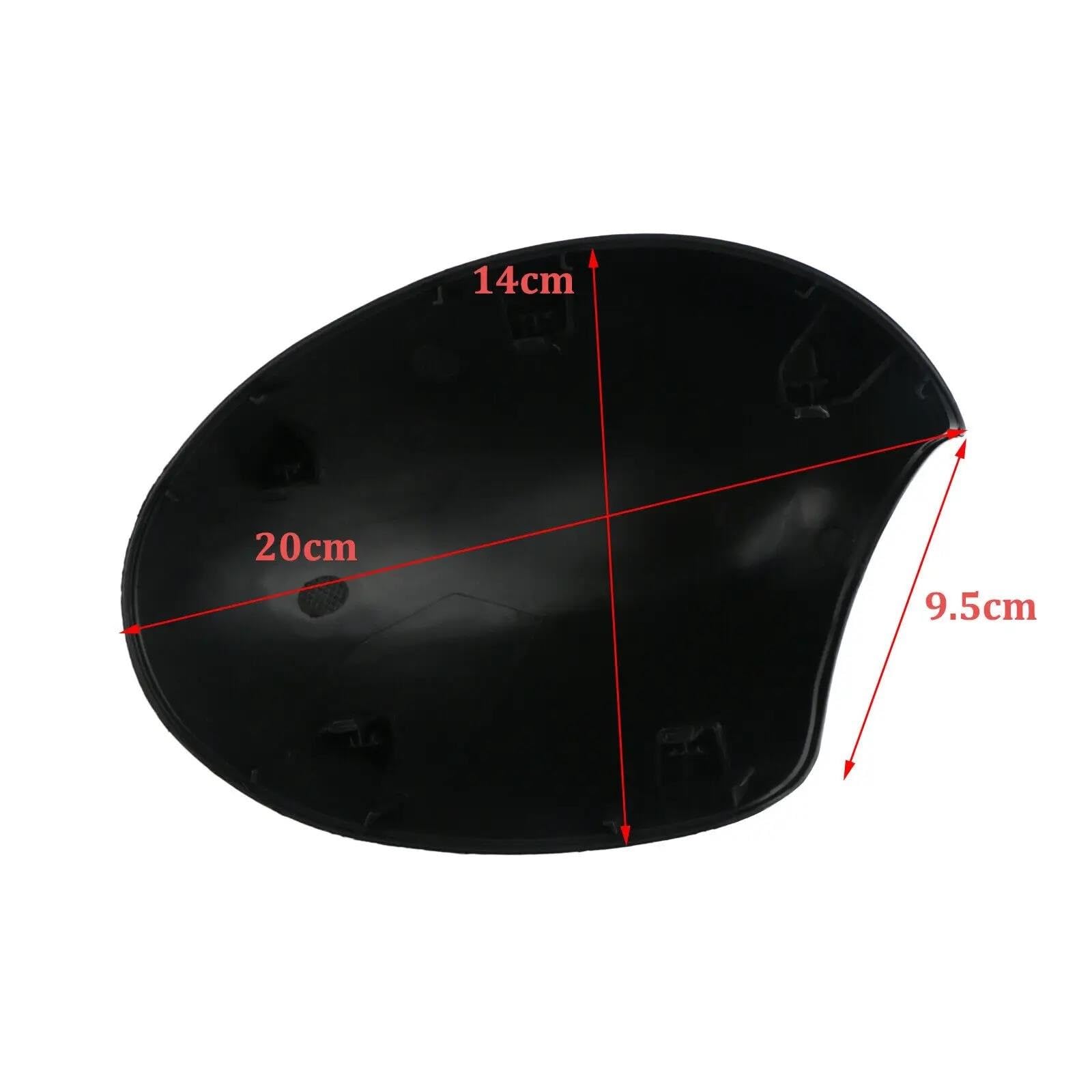 Cubierta Espejo Retrovisor Para Mini Cooper R55 R56 R57 R58 R59 R61 | 2007-2016 | ABS Negro Brillante | Reemplazo Directo | 2 Unidades