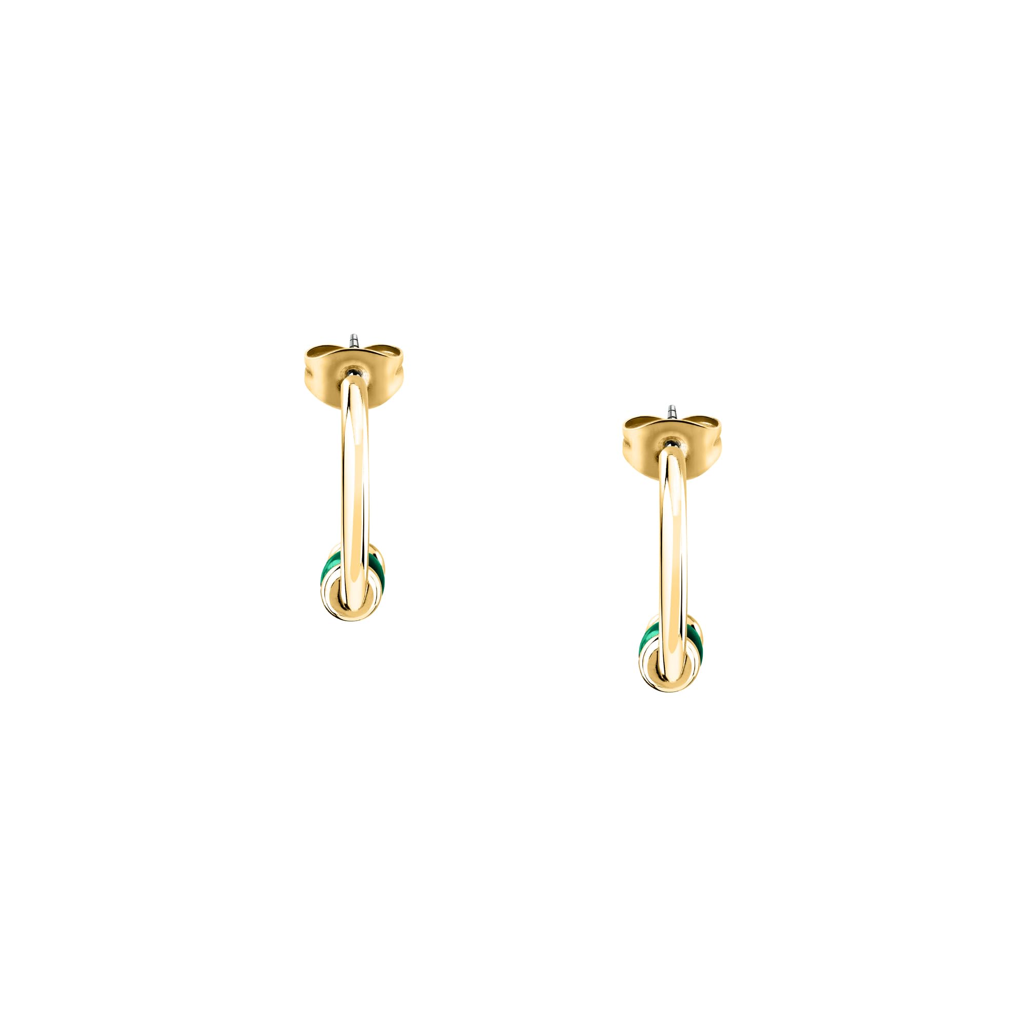 MORELLATO Orecchini circolari da donna in acciaio cerchio perline, collezione Summer Colors