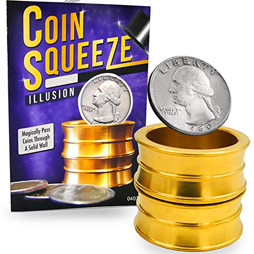 Magic Makers Coin Squeeze Illusion - Easy To Master Magic