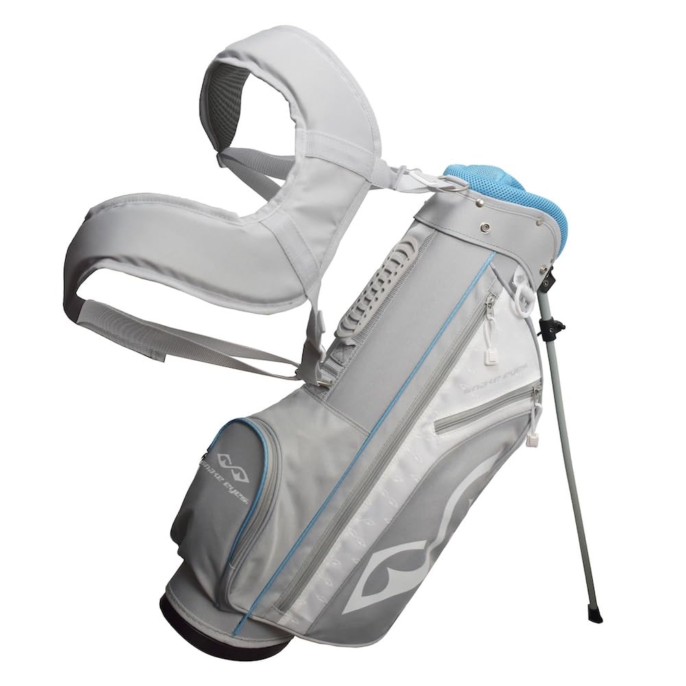 Snake Eyes Golf Junior Girls 6-Piece Set Ages 6-8 Grey/Light Blue