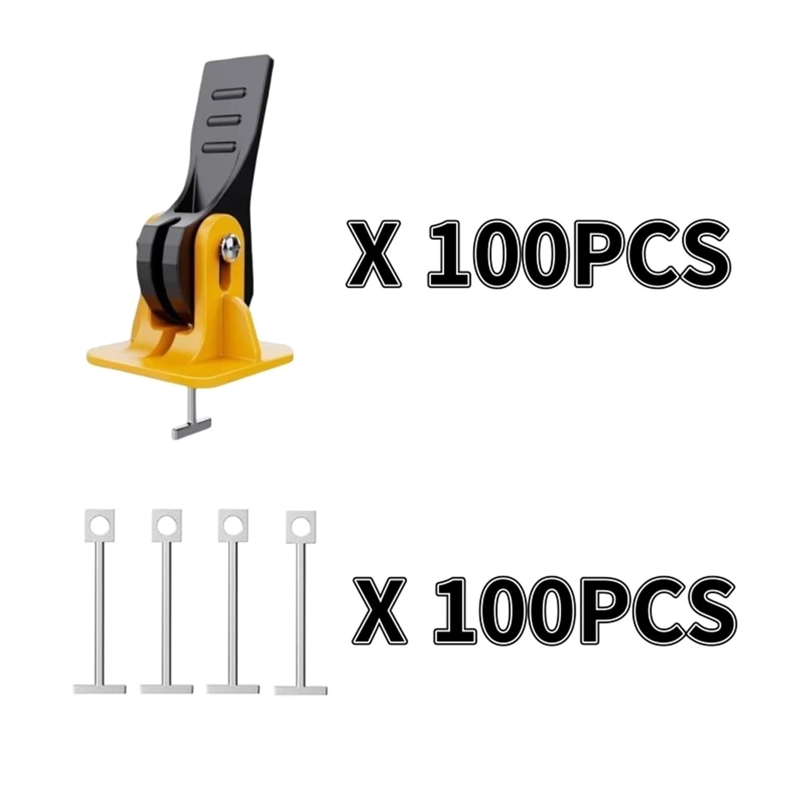Reusable Tile Leveling System For Leveling Floor Tiles Hand Tile Leveling Device Construction Tools Parts Set(SET 8)