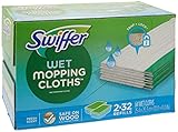 Swiffer Sweeper Wet Mopping Cloths Refills Open Window Fresh 32 Count Pack of 2
