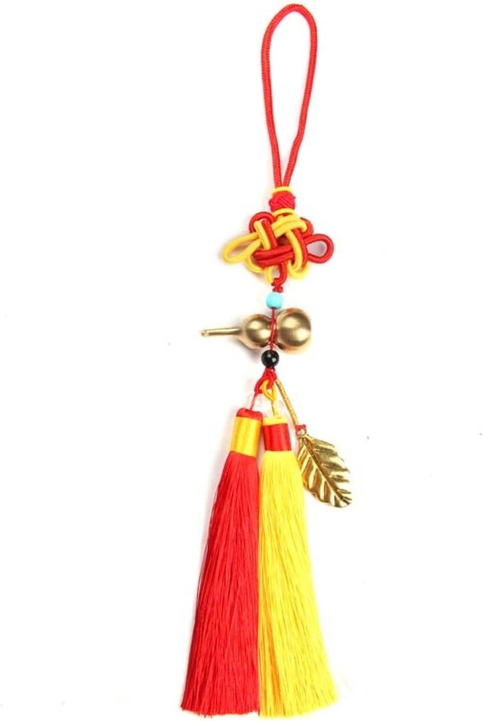 Chinese Tassel 1PC Tassels Fringe Chinese Knots Craft Tassels for DIY Jewelry Home Curtain Key Tassel Trim Sewing Accessories Red Chinese Knots Hanging Ornament (Color : 02) (1)