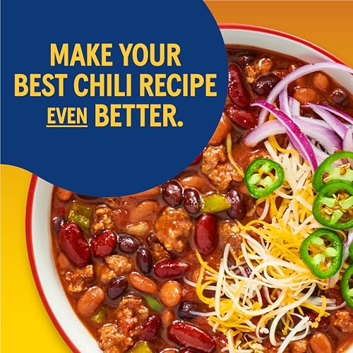 Bush\'s Canned Mild Red Chili Beans (Pack of 1), Plant-Based Protein, Excellent Source of Fiber, Low Fat, Gluten Free, in Mild Chili Sauce, 16 oz