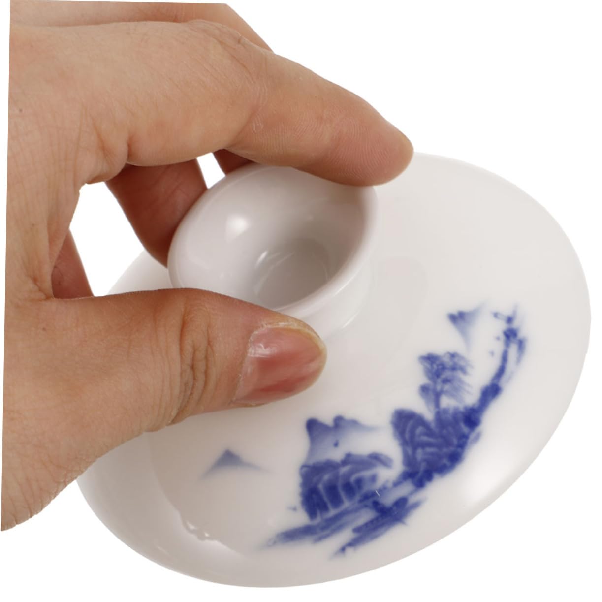 2kawałki Ceramiczna Pokrywka Do Filiżanki Herbaty Retro Osłona Kubek Wodoodporna Pokrywa Filiżankę Elegancki Dodatek Do Zestawu Herbacianego