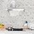 OYASIMI Hexagon Peel and Stick Backsplash for Kitchen Wall,20 Sheets Heat Resistant Stick on Backsplash PVC Tiles, 12'' Gray White Marble Waterproof Peel and Stick Tile for Bathroom