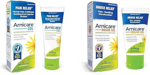 Boiron Arnicare Gel & Moretones Gel Bundle para aliviar el dolor articular y muscular, moretones o lesiones  Unisex para adultos y niños