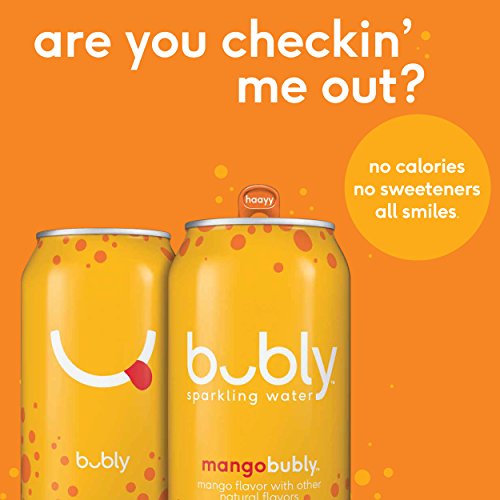 bubly Sparkling Water, Mango, 12 ounce Cans (Pack of 12) - Thumbnail 3