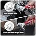 WORKPRO Llave Inglesa 200mm y Llave de tubo 2 en 1 Cr-v,Ajustable...