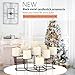 smtyle DIY 9 Mantle Candelabra Flameless or Wax Candle Holders for Fireplace with Black Iron Decoration on Desk/Floor