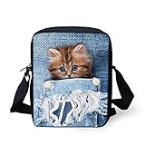 Material: aus 300D Polyester, langlebig und waschbar Maße (L x H x B): 17,5 x 22,9 x 5,9 cm. Das Innere verfügt über 2 Taschen, eine Reißverschlusstasche auf der Rückseite. Perfekte Umhängetasche für alle Jahreszeiten. Die stilvolle, leichte Umhänget...