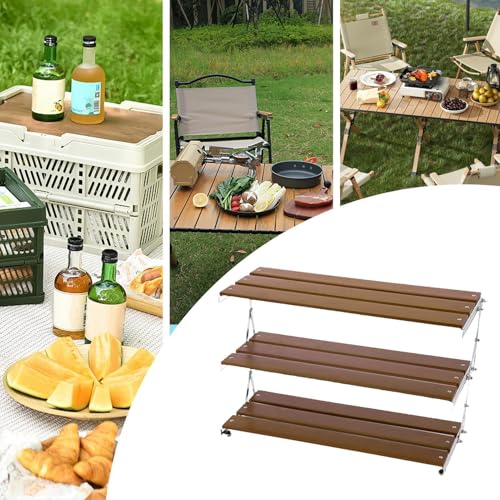 Étagère de camping pliable compacte pour simplifier le rangement de vos repas - 6