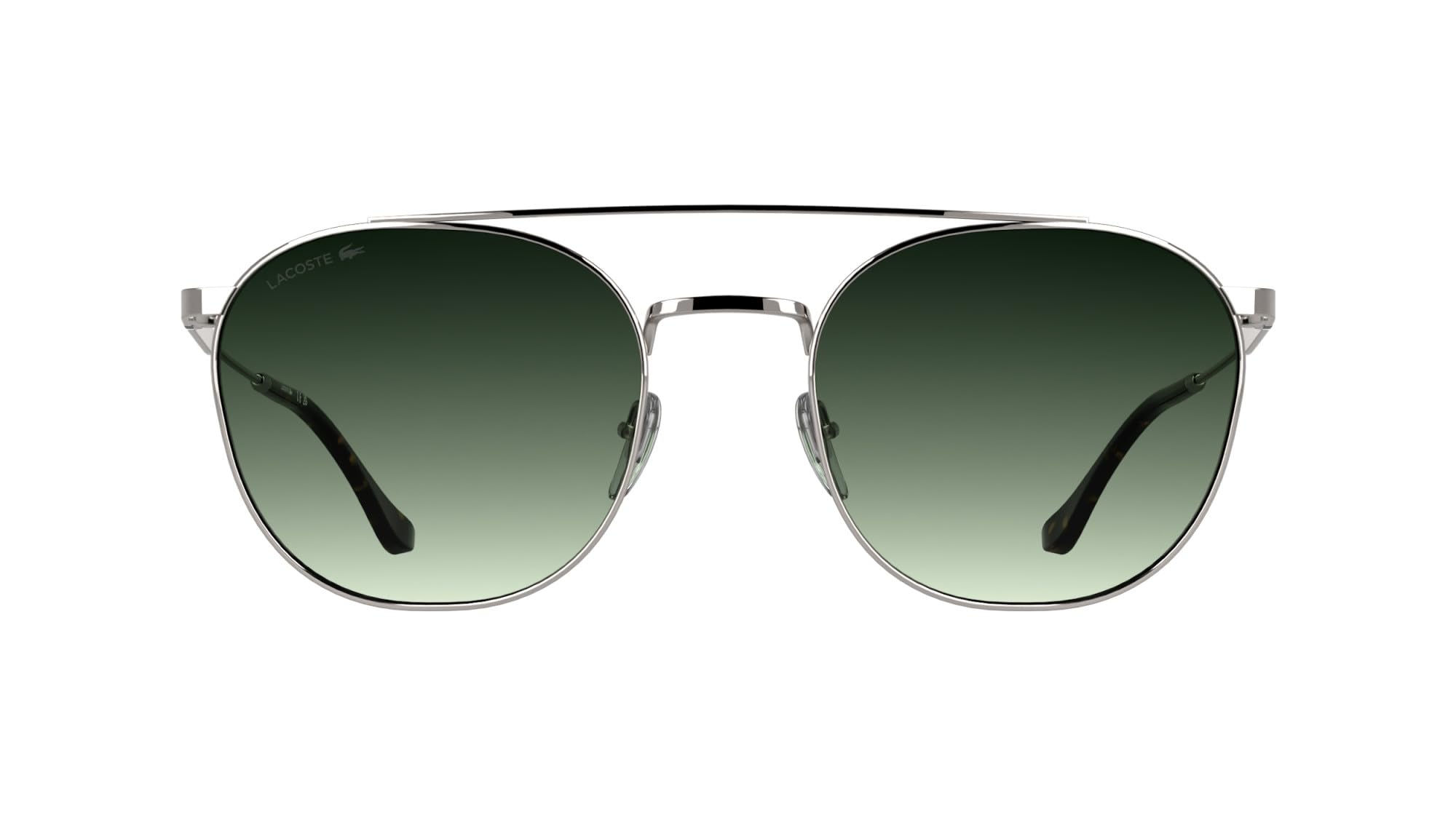 Lacoste Men's Sunglasses L281S - Light Gunmetal with Gradient Green Lens