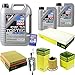 Produktbild QR-PARTS 69348366 Filter Set Inspektionspaket 7 Liter Liqui Moly Motoröl Top Tec 4600 5W-30 MANN-FILTER Innenraumfilter Kraftstofffilter Luftfilter Ölfilter