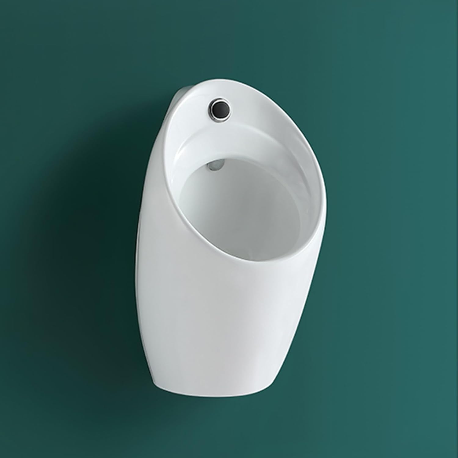 Commercial Washout Urinal Induction Adult Urinal Modern Wall-Mounted Ceramic Urinal Universal Washout High Efficiency Urinal for Small Bathrooms Restrooms