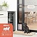 Hakuna Pets V2 Patio Pet Door Screen Insert Panel for Sliding Doors, Fits Door Track Min Ht 55.12