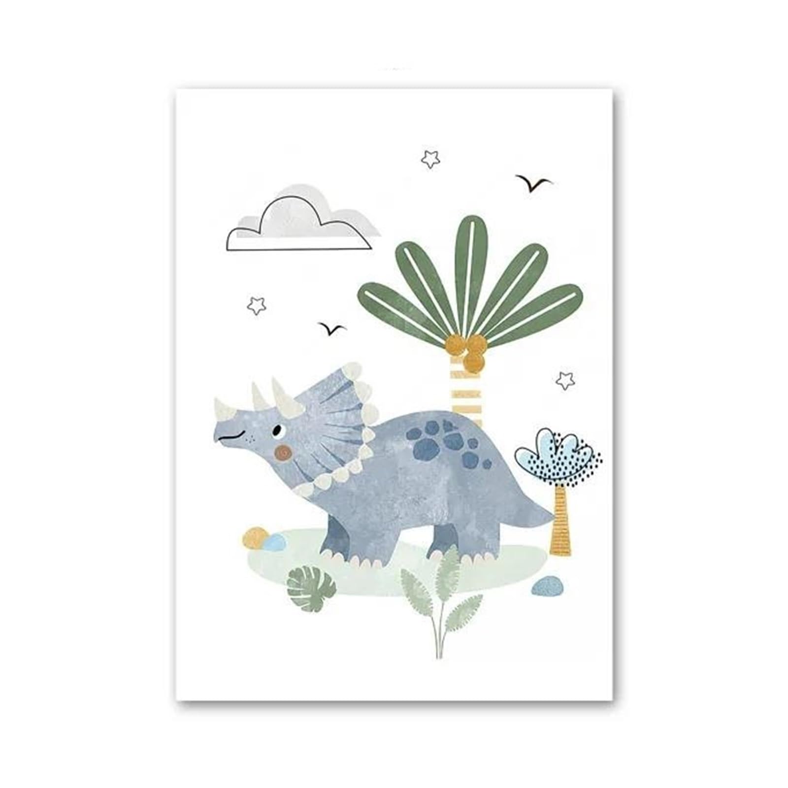 Xenite A Wall Rt Canvas Prints Brachiosaurus Dino Wall Rt Canvas Painting No Frame Nordic Dinosaur Posters Nd Prints Pictures Baby Kids Room Decor(,50X70cm)