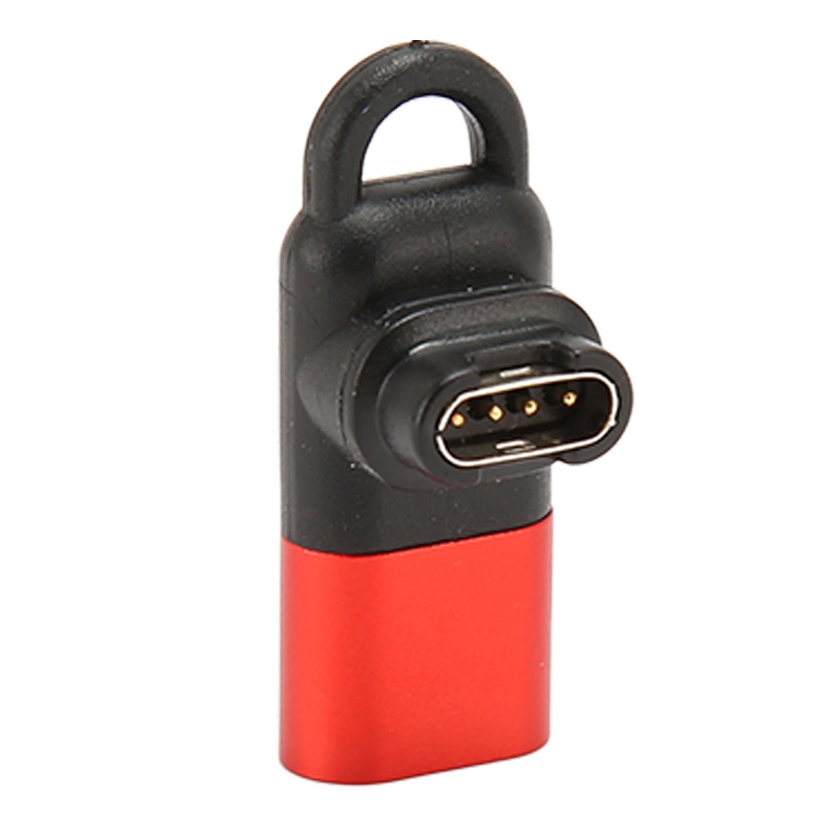 Wide Compatibility Watch Charger Adapter for Garmin7 6 5.2, Venu, Vivoactive 4, Forerunner 945 935 245, Swim 2 with 8 Pin Port, 90 Degree Design - Red