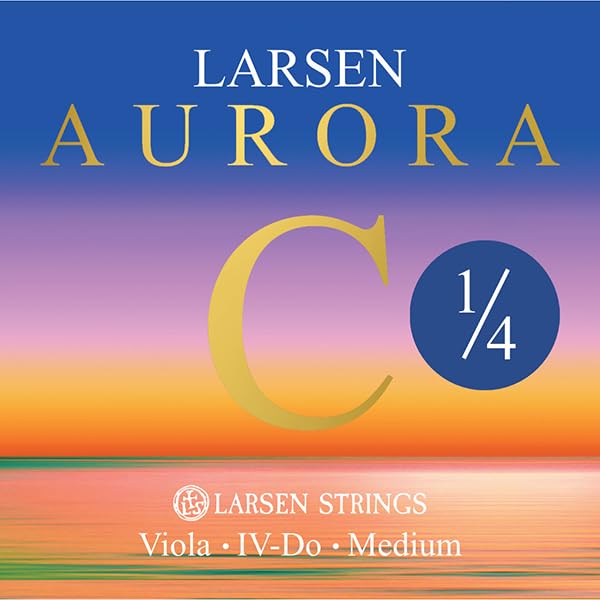 LARSEN Strings Aurora Strings for Viola C Medium 1/4