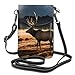 Produktbild Kleine Handy-Geldbörse, 19,3 x 12,4 cm, Motiv: YYHWHJDE Elch auf der Wiese, modisch, praktisch und multifunktional, für Wandern, Camping, Einkaufen, Reisen