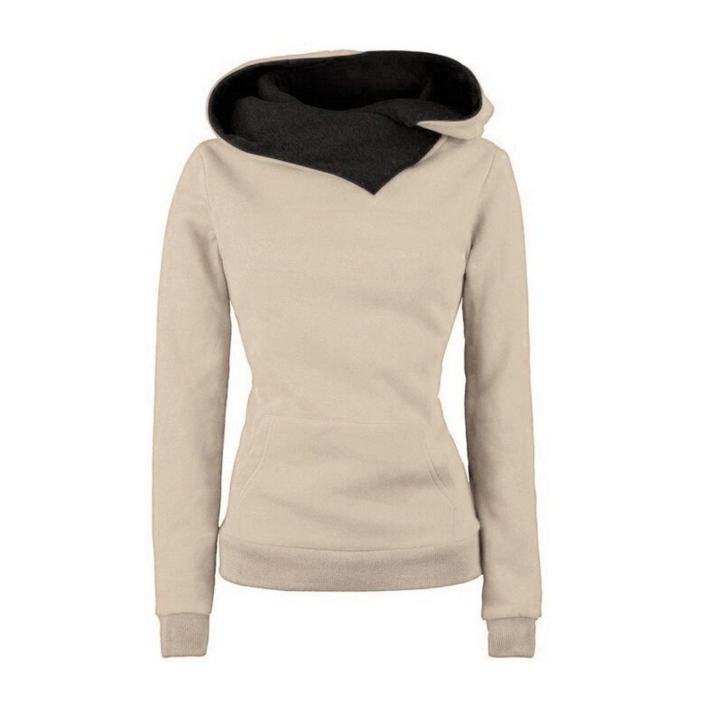 UOFOCO Hoodie Sweatshirt for Women Long Sleeve Sweater Hooded Cotton Coat Pullover