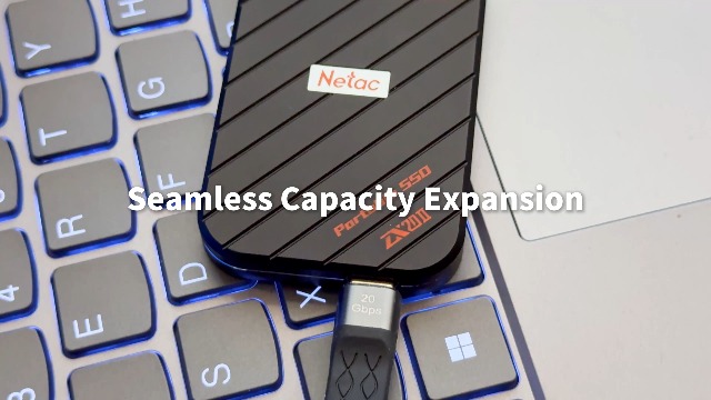 Netac 2TB Magnetic Portable SSD Up to 2000MB/s Read 1700MB/s Write