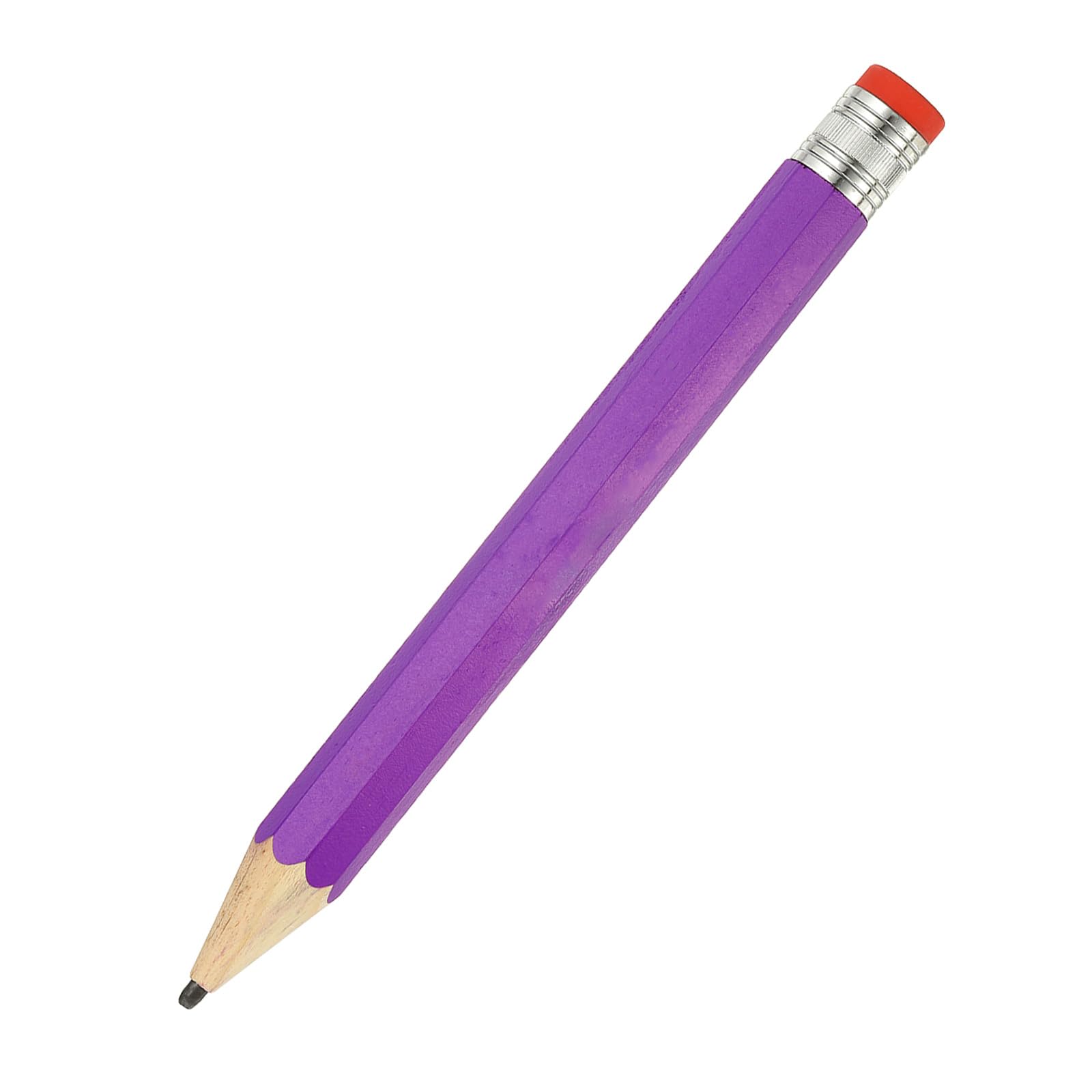 PATIKIL Wooden Giant Pencil, 13.4 Inch Big Pencil Props Large Funny Novelty Pencils with Cap for Home Decor Office Christmas Party, Purple
