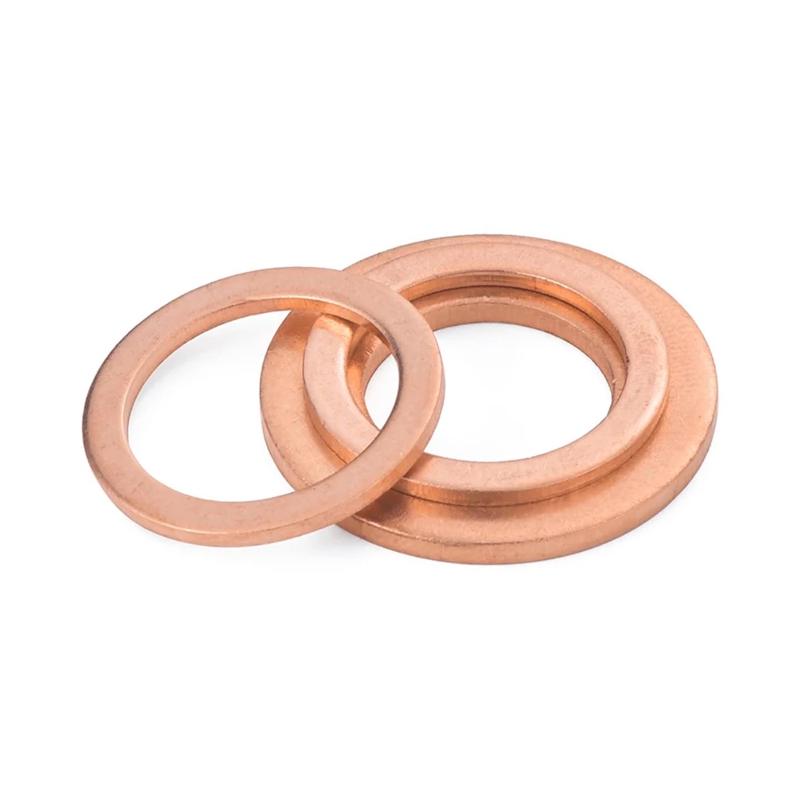 Kupfer-Unterlegscheibe, Dichtung für Ölablassschraube, 10 Stück, 2 mm
