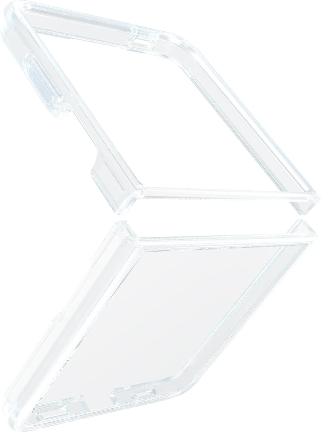 OtterBox Galaxy Z FLIP7 Thin Flex Series Case - Clear, Ultra-Slim, Hard case with Soft Edges, 5G and Wireless Charging Compatible