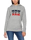 schnittmuster kapuzenpullover baby kostenlos Graphic Sport HOODIE Levi\'s Damen Kapuzenpullover Graphic Sport Hoodie, Grau (Sportswear Hoodie Smokestack Htr 0000), Small
