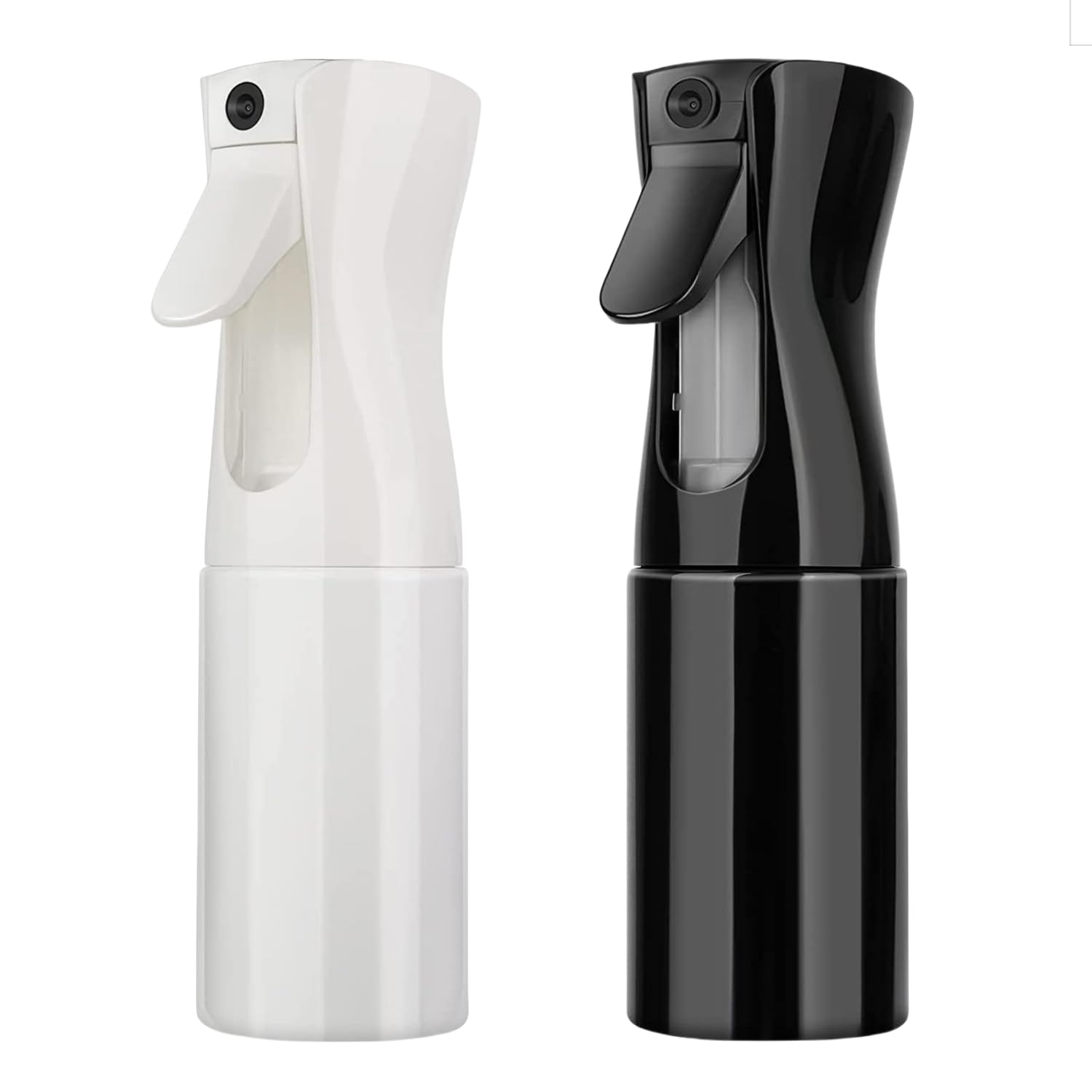 Frdelma 200ml Botella Pulverizadora,Botella Pulverizadora de Agua para Peluqueria, Plantas, Grooming(Negro, Blanco)