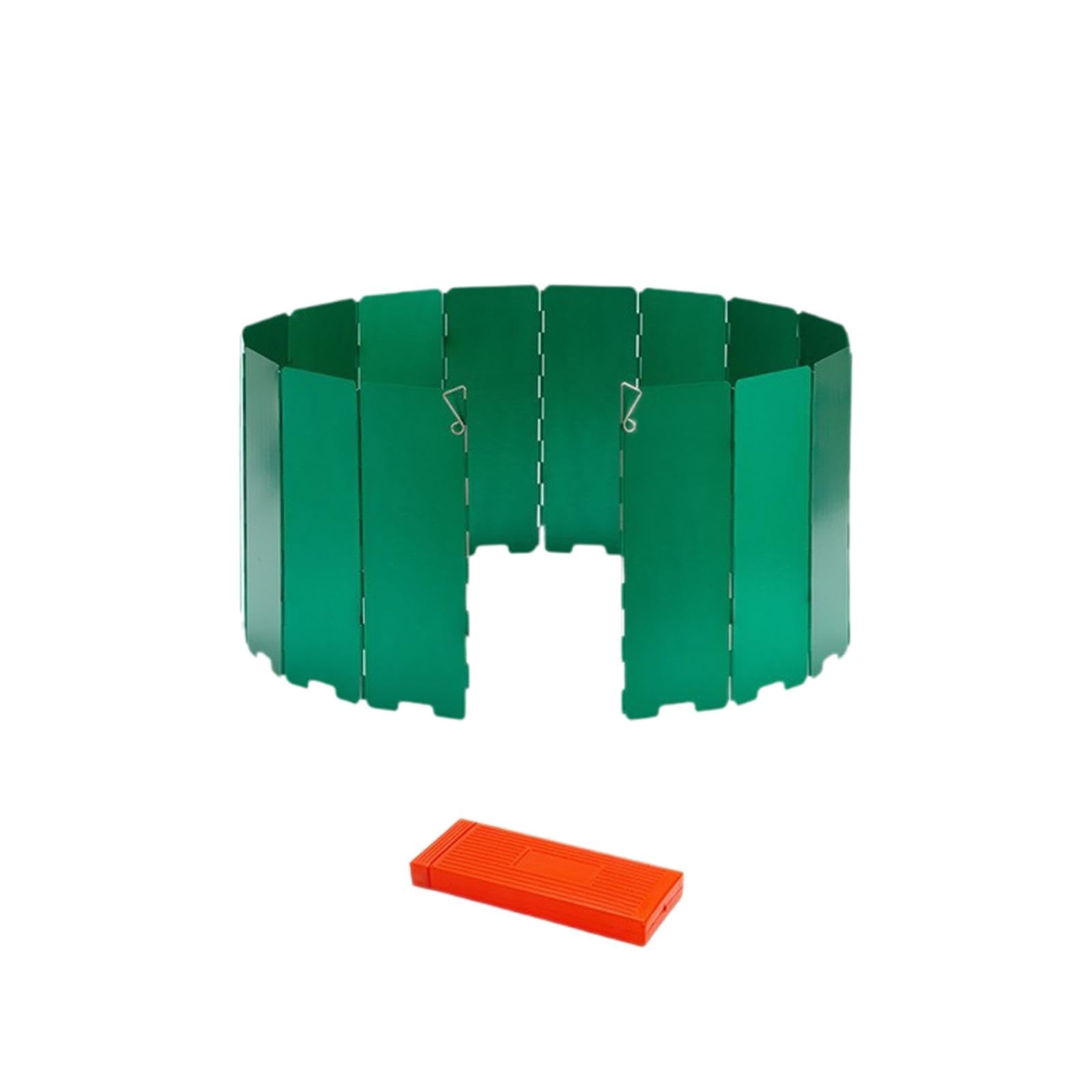 Windscreen Folding Portable Windshield for Outdoor Cooking Backpacking Green|Sporting Goods|Outdoor Sports|Camping & Hiking|Camping Cooking Supplies|Camping Cookware-image-8