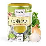 GöHa BIO Fix für Salat / Bio-Salatsauce laktosefrei, glutenfrei & vegan / Salatsoße Bio aus besten Zutaten / Bio Kräutermischung ohne Geschmacksverstärker / Salatgewürz mit Nährstoffen (1x 200g)