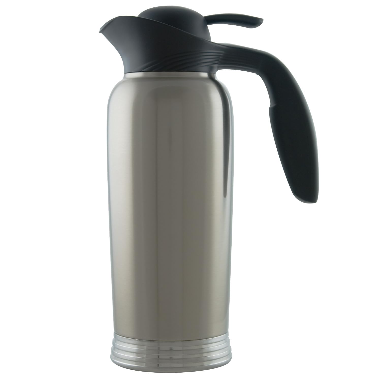 Service Ideas 10-00744-000 ErgoServ Creamer, Carafe Only, 1 Liter, Brushed Stainless/Black